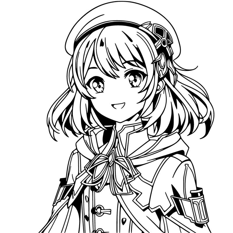 anime girl in costume