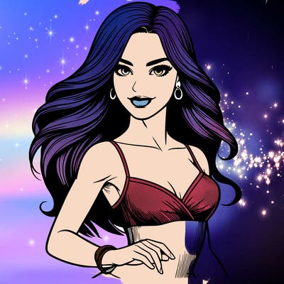 realistic girl salsa dancer