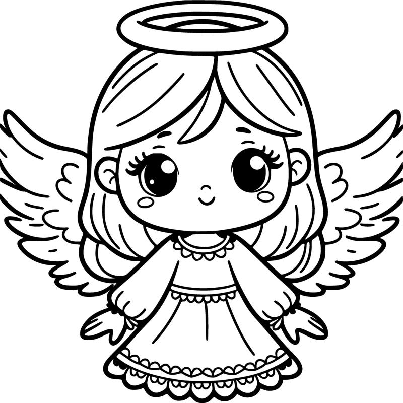 girl with angel wings
