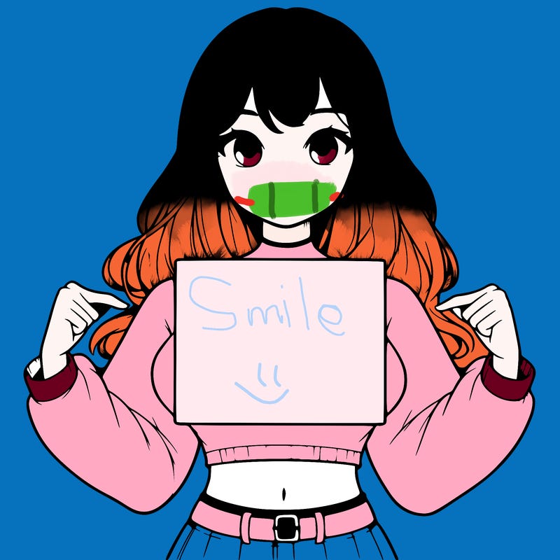 girl holding a blank sign in a long sleeve crop top