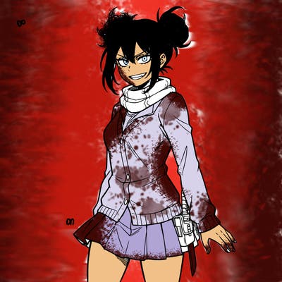 anime girl named toga from my hero academia