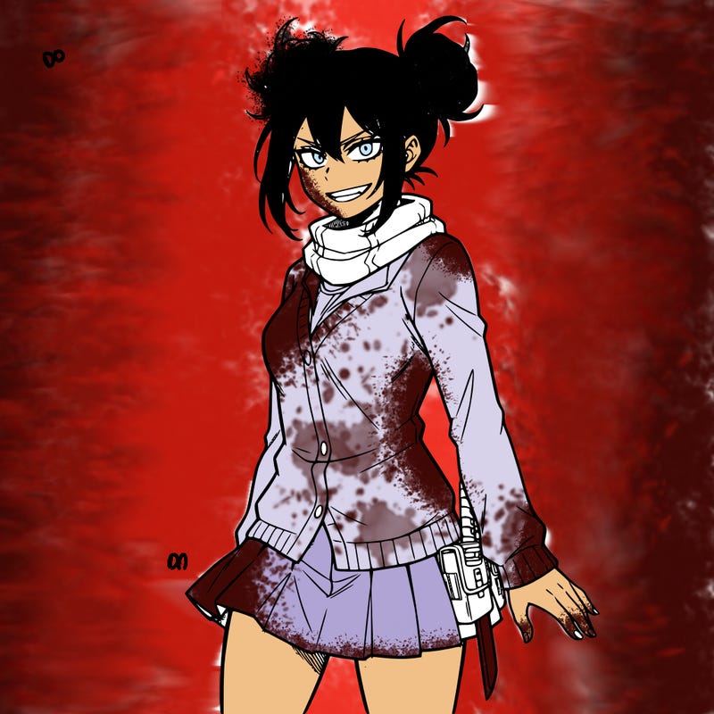 anime girl named toga from my hero academia