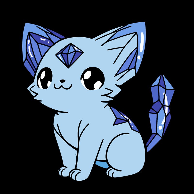 crystal kitten