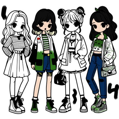 girls with fashion