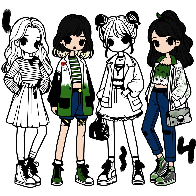 girls with fashion
