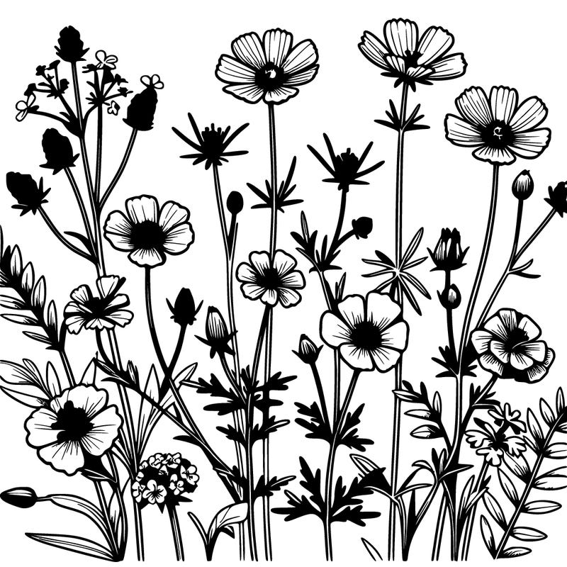 wildflowers realistic