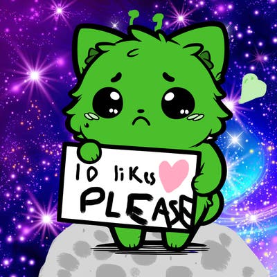 a really cute sad sad cat holding a blank sign