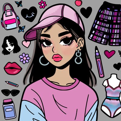 aesthetic girl