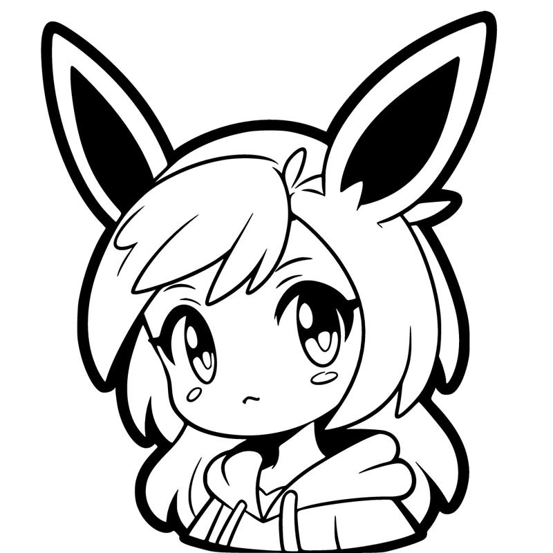 a girl glaceon