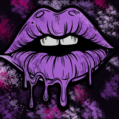 lips that look realistic and drip