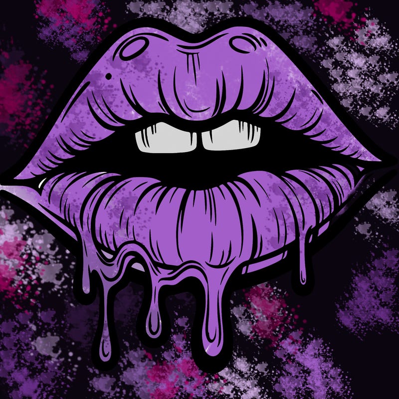 lips that look realistic and drip