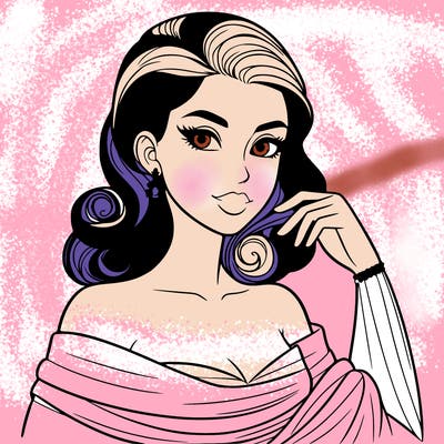 an elegant woman