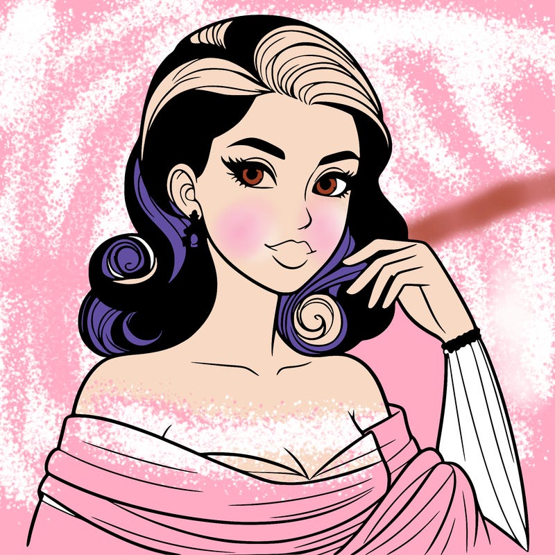 an elegant woman