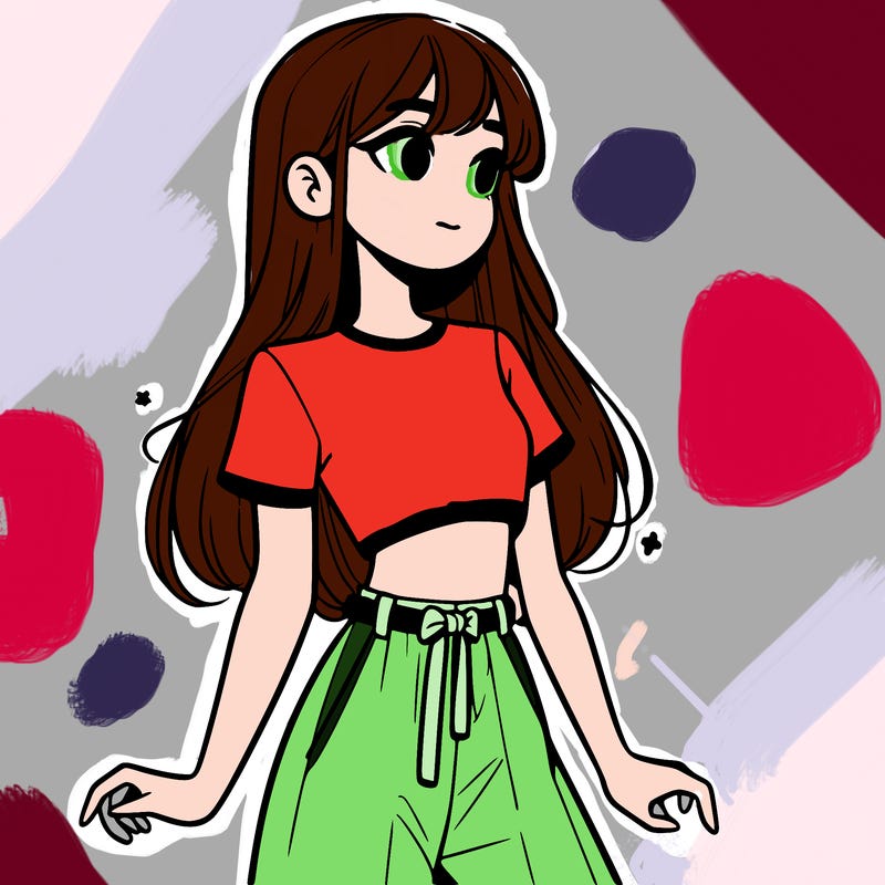 girl in a cute crop top