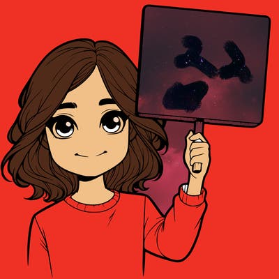 realistic girl holding up a sign