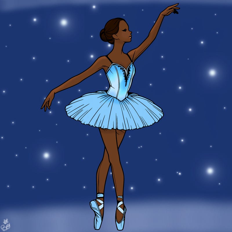 realistic ballerina
