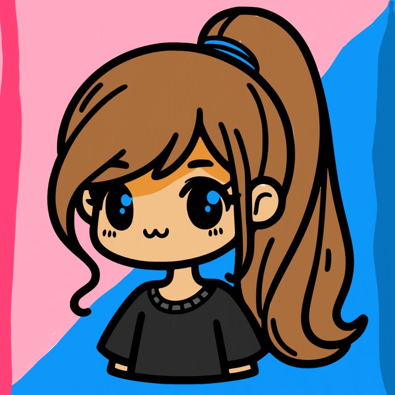 girl with ponytail