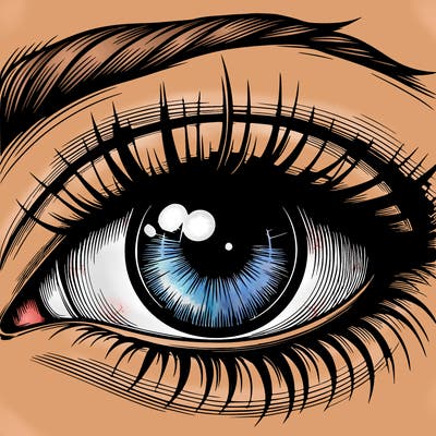 realistic eye