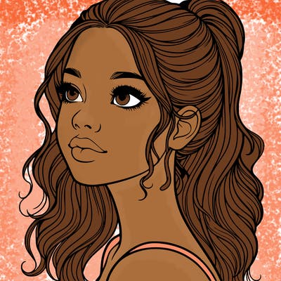 beautiful realistic girl