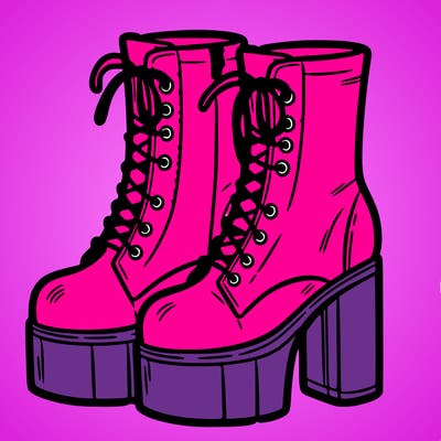 boots with a heel bottom