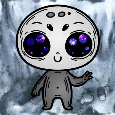 alien cute