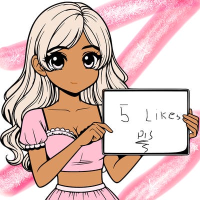 realistic pretty girl holding blank sign
