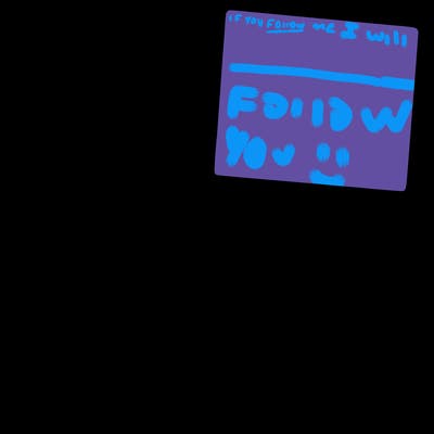 realistic girl holding up a sign