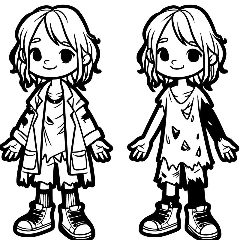 a homeless girl wearing some ripped up clothes