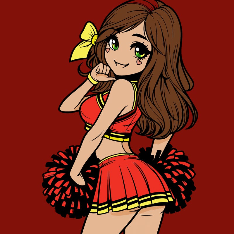 realistic cheerleader