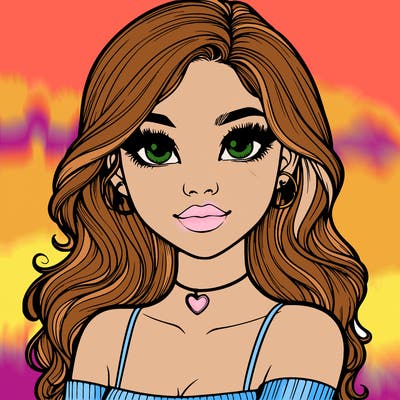 realistic pretty girl