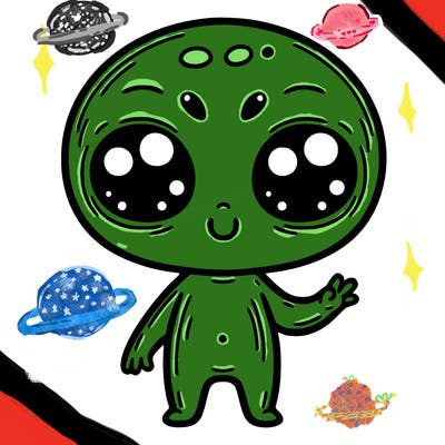 alien cute