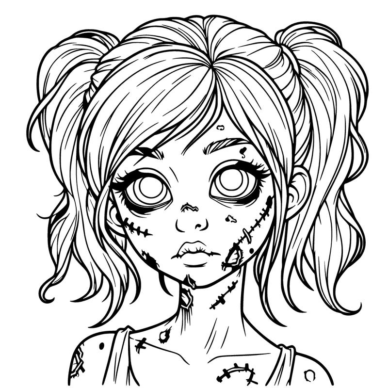 realistic zombie girl