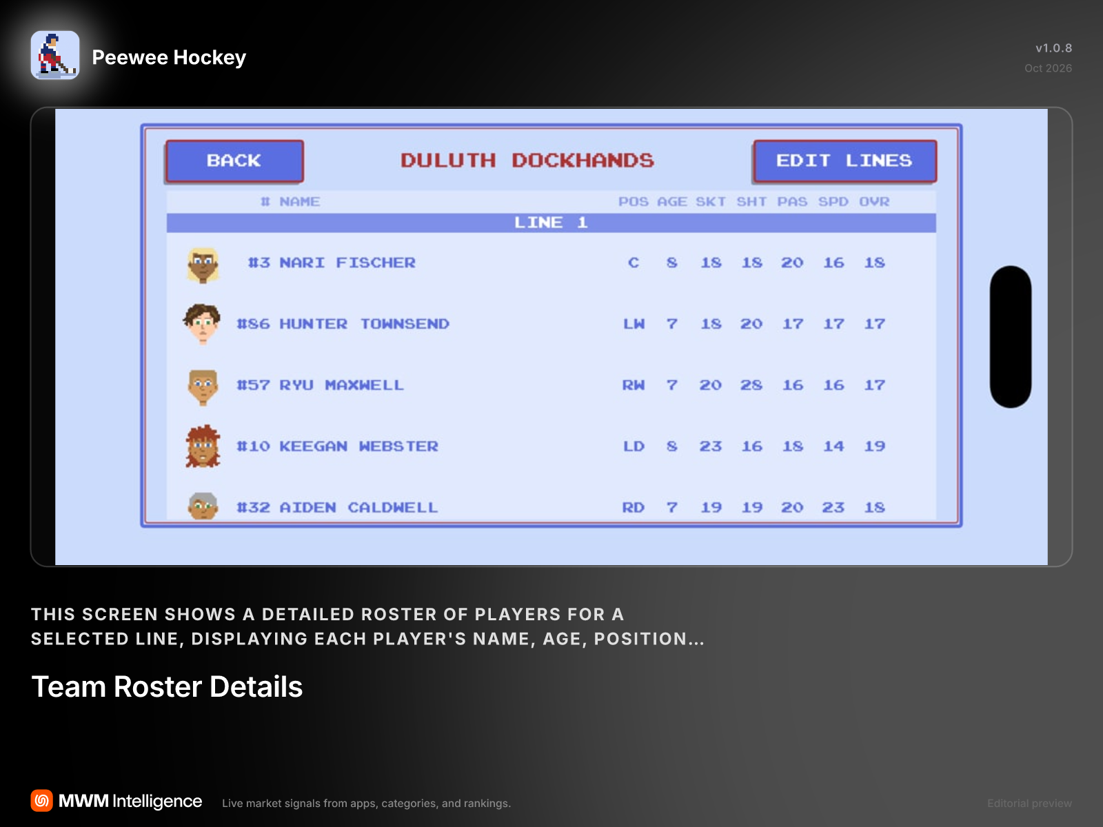 Peewee Hockey - Games App | MWM