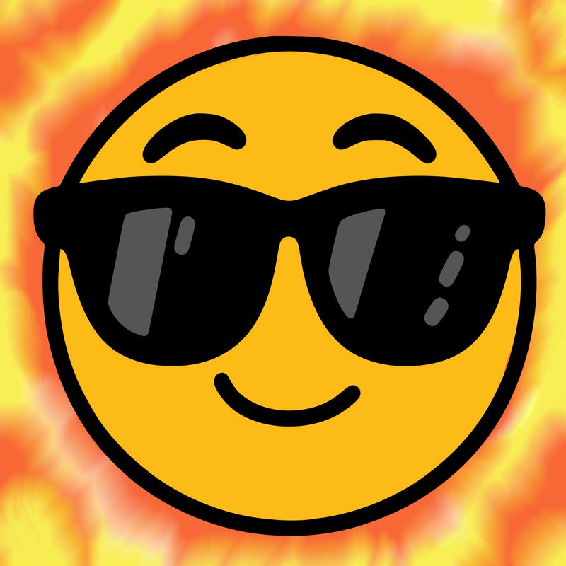emoji with sunglasses