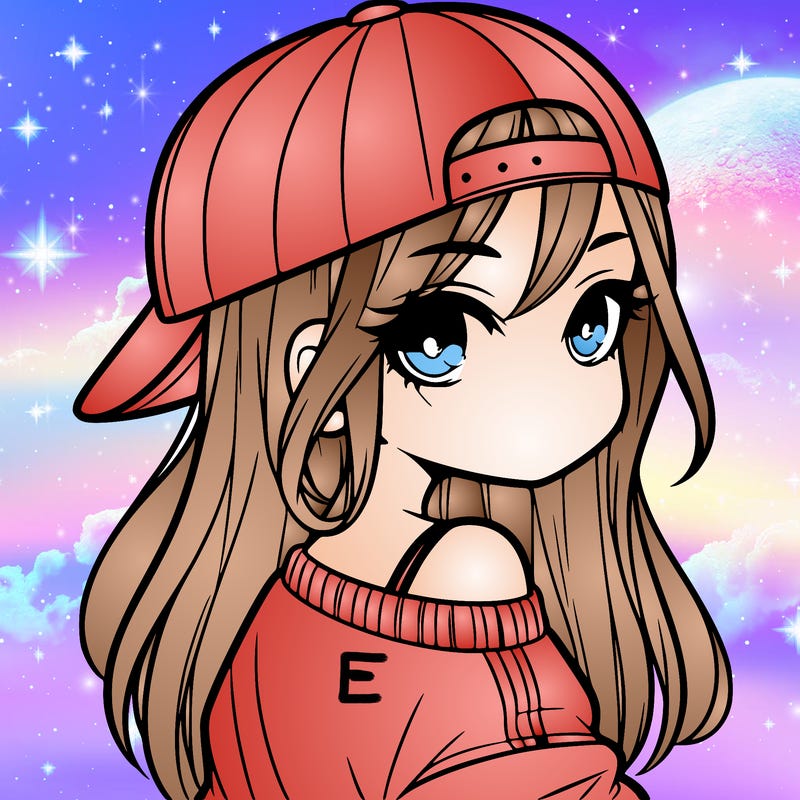 girl with a backward hat on