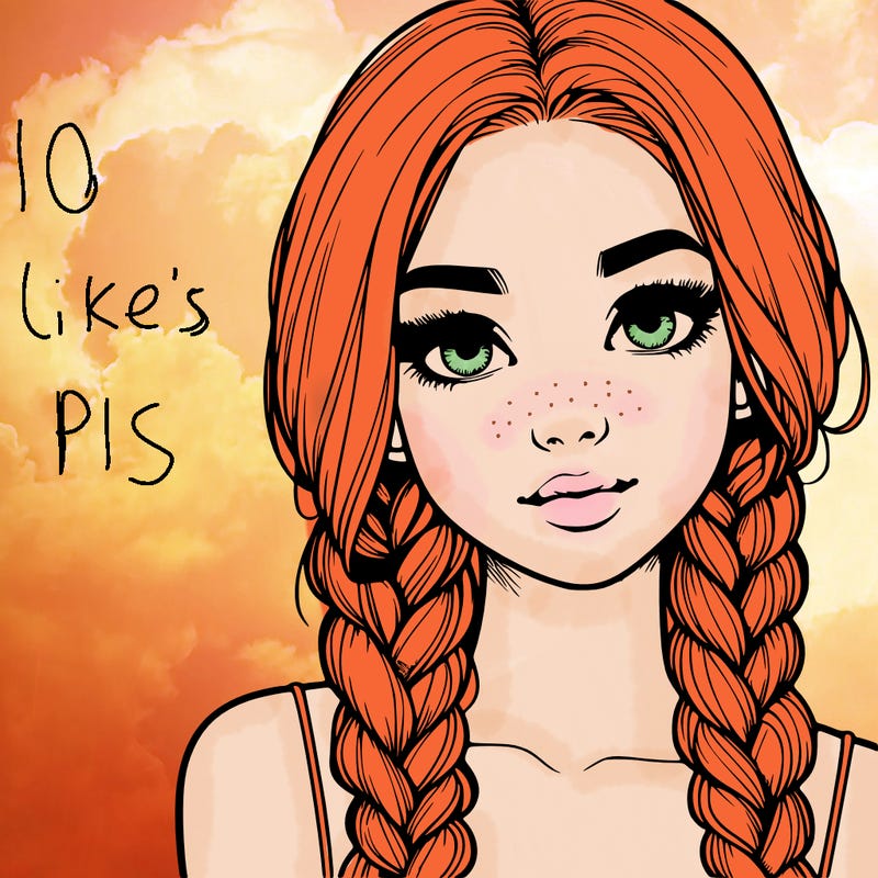 realistic girl with braids