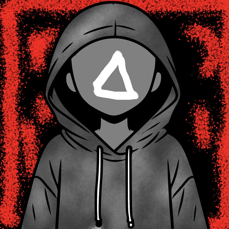 faceless girl in hoodie