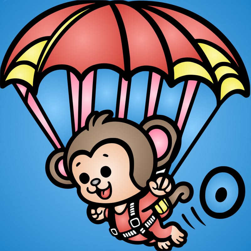 monkey parachute