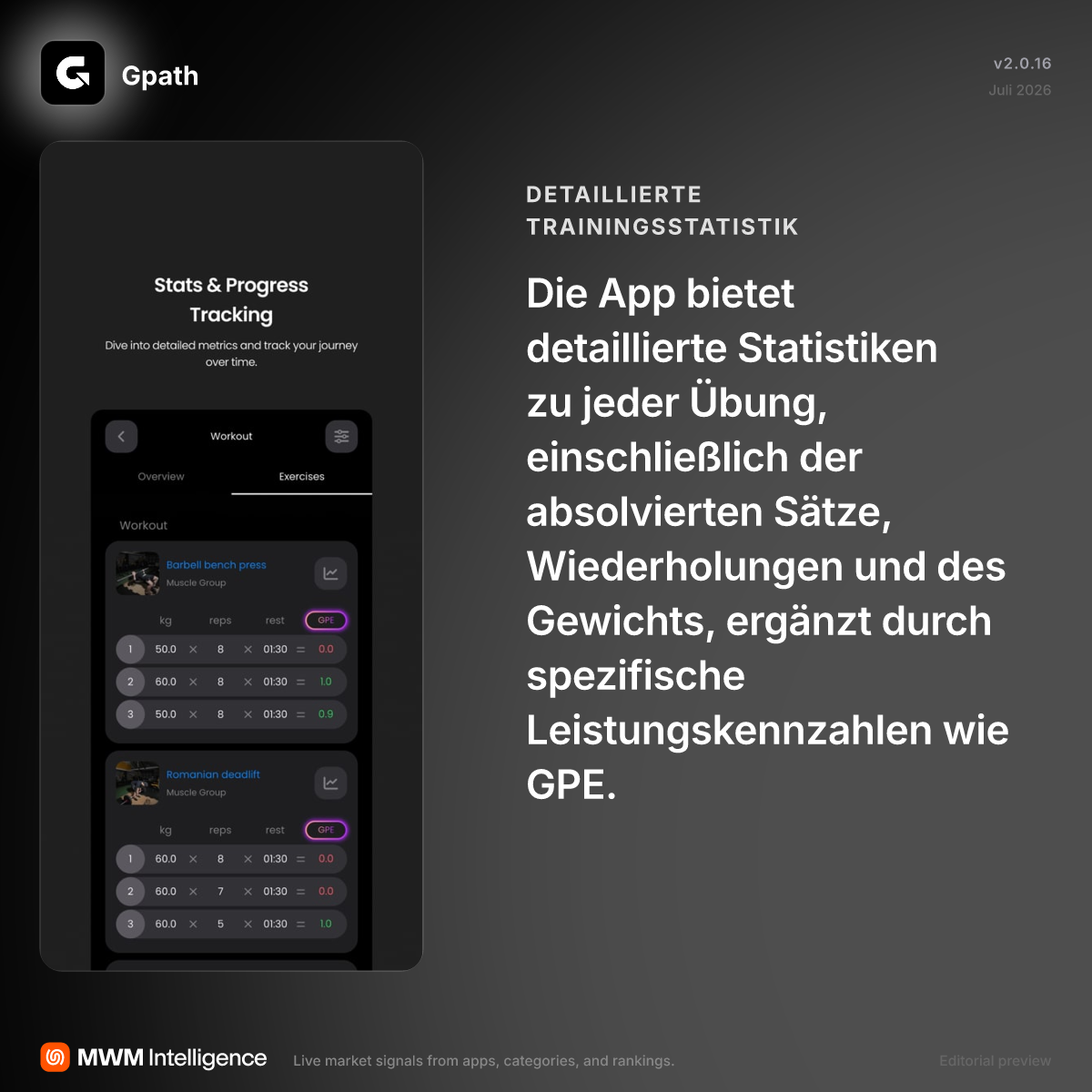 Gpath - Sport-App | MWM