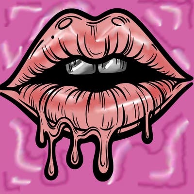 lips that look realistic and drip