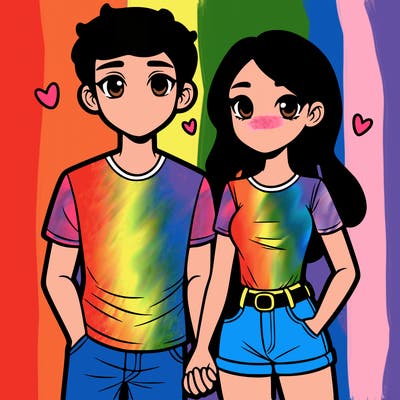 boyfriend and girlfriend