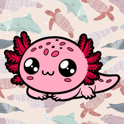 cute axolotl