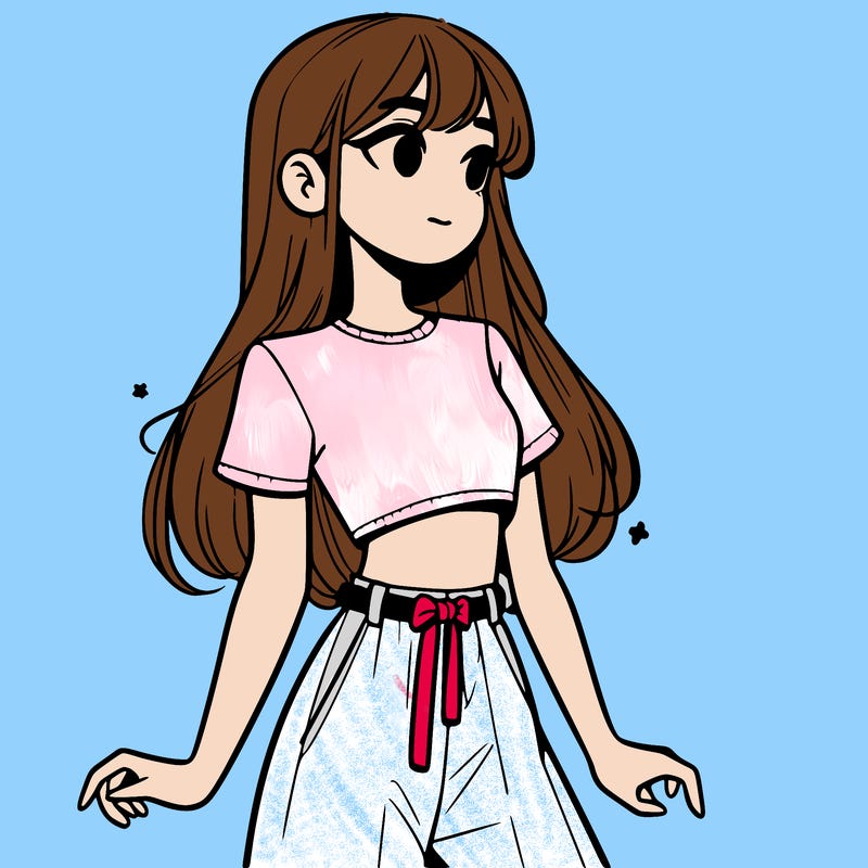 girl in a cute crop top