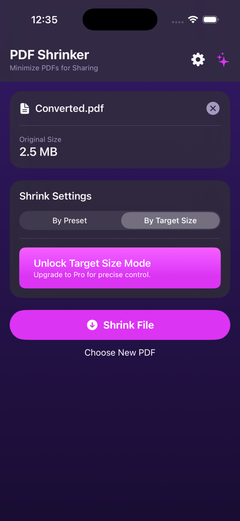 PDF Shrinker - PDF Minimizer - Utilities App | MWM