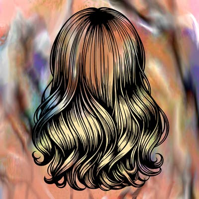 hair relistic  girl