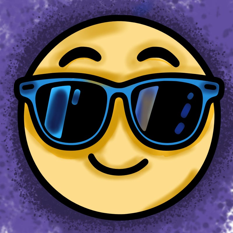 emoji with sunglasses