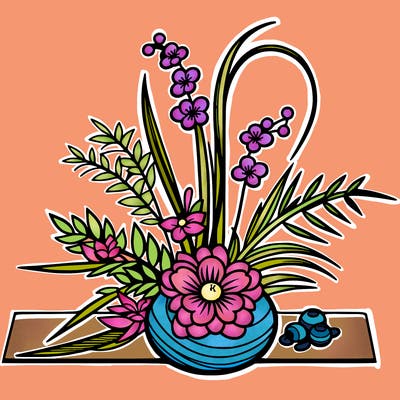 ikebana japanese floral art