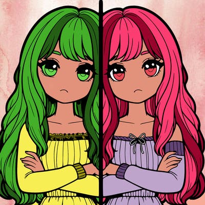 realistic girls split