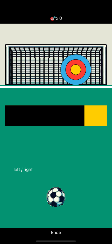 Football Goal Keeper Fantastic - Soccer goal with a colorful target and ball in penalty practice mode