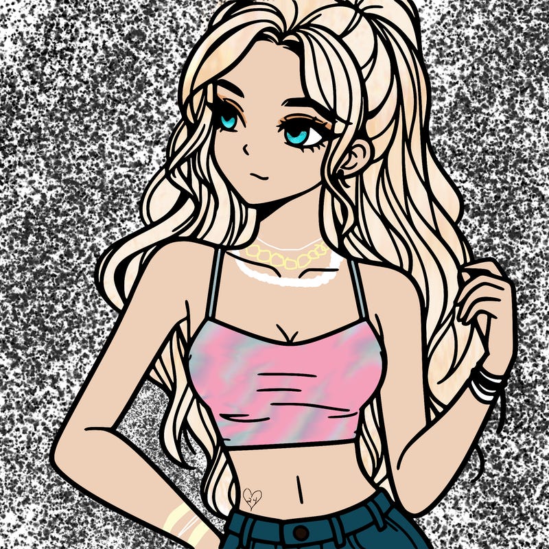 girl in crop top